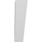 Ekena Millwork 3-in. W x 12-in. D x 12-in. H Traditional Architectural Grade PVC Knee Brace BRCP03X12X12TRA - alternate 5